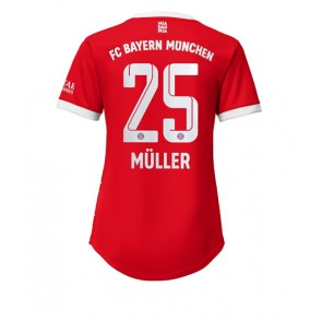 Bayern Munich Thomas Muller #25 Hemmatröja Dam 2022-23 Korta ärmar